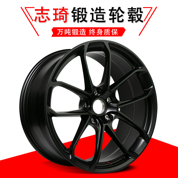 卡宴款炫黑轮毂适用于保时捷macan 911 718 panamera